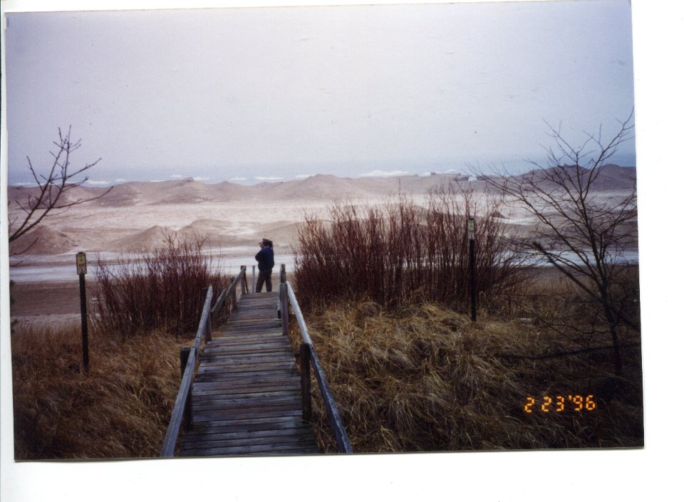 Ice Forms on Lake 1996